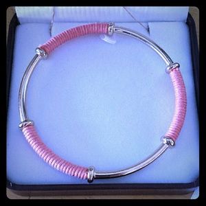 NWOT! Orange/pinkish and gold bracelet